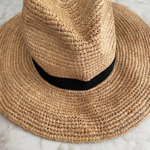 J Crew Packable straw hat - Picture 2 of 5